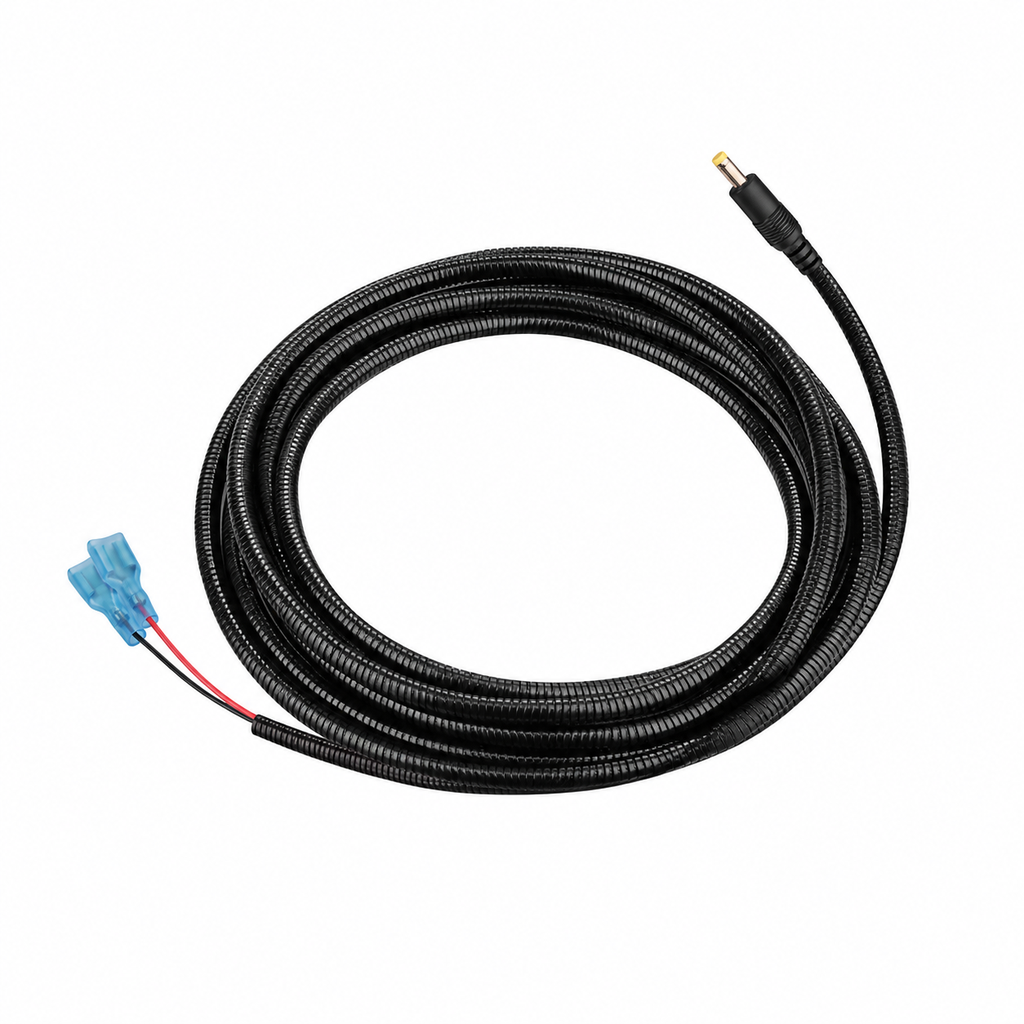 External Power Cable, Compatible with Tactacam Reveal, X, XB, SK, Wise Eye, Spartan Gocam, 4.0x1.7mm DC