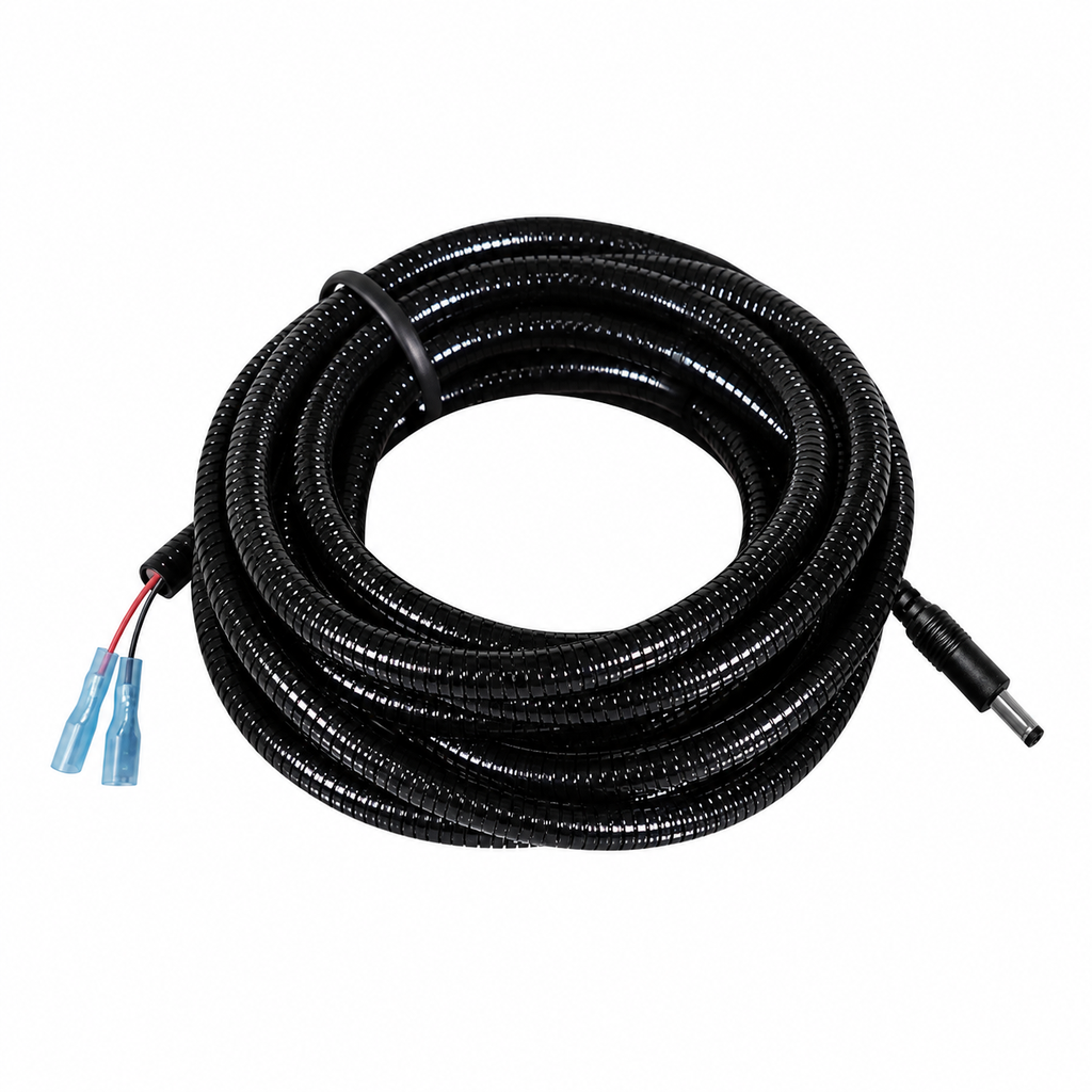 79" Chew-Resistant Trail Camera Power Cables, Compatible with Stealth Cam, Spypoint, Moultrie, Browning, Wildgame Innovations, Muddy, Covert WC20, WC30, Black Gate 5.5x2.1mm DC Plug,